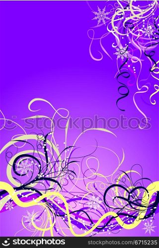 Christmas, winter background, vector