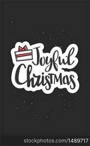 Christmas wishes lettering in doodle style. Vector festive illustration. Christmas wish text lettering. Greeting card, banner, poster. Vector isolated illustration.. Christmas wishes lettering in doodle style jolly vector