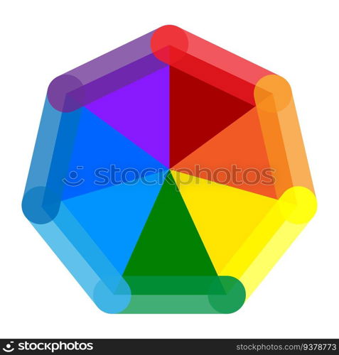 Chromatic circle. Vector illustration. EPS 10. stock image.. Chromatic circle. Vector illustration. EPS 10.