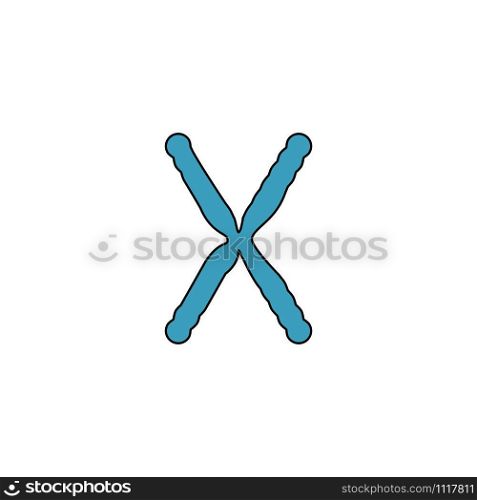 chromosome icon design template
