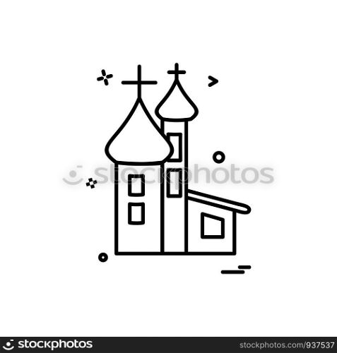 church christian holy cross icon vector design