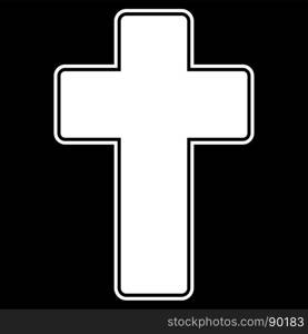 Church cross icon .