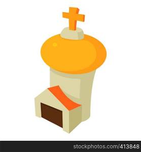 Church icon. Cartoon illustration of church vector icon for web. Church icon, cartoon style