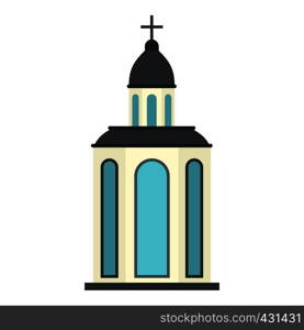 Church icon flat isolated on white background vector illustration. Church icon isolated