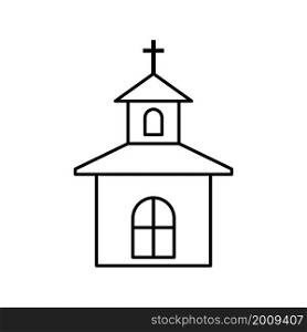 Church Icon Line Style