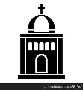 Church icon. Simple illustration of church vector icon for web. Church icon, simple style