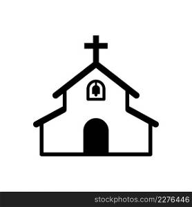 Church icon vector design template