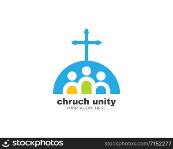 church icon vector illustration design template