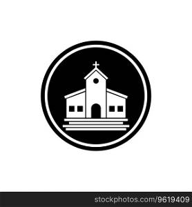 church icon vector template illustration logo design
