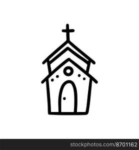  Church vector illustration in doodle style. Design foe Easter. Church vector illustration in doodle style. Design foe Easter