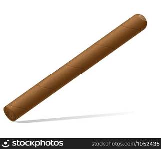 cigar vector illustration isolated on white background