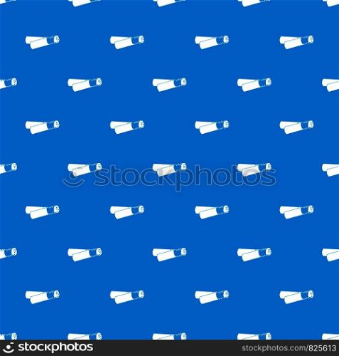 Cigarette butt pattern repeat seamless in blue color for any design. Vector geometric illustration. Cigarette butt pattern seamless blue