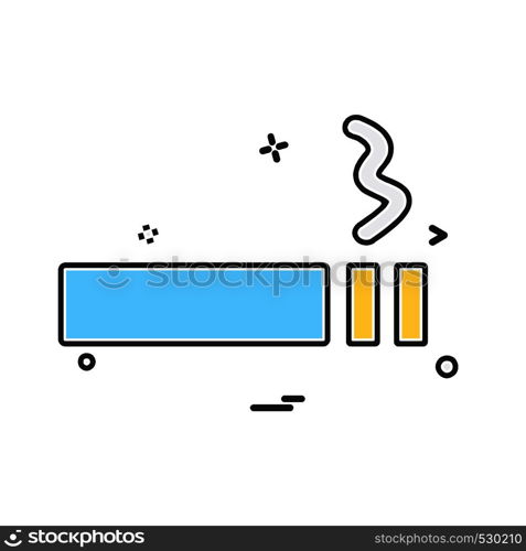 Cigarette icon design vector