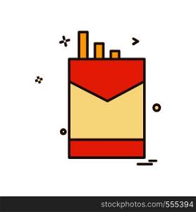 Cigarette icon design vector
