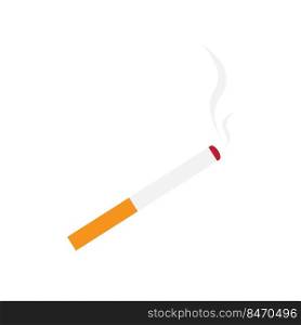Cigarette icon template free vector design 