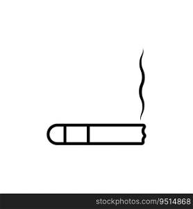 cigarette icon vector template illustration logo design