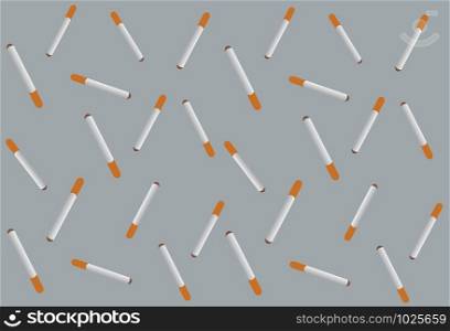 cigarettes and color background vector