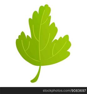 Cilantro parsley icon cartoon vector. Leaf plant. Herb food. Cilantro parsley icon cartoon vector. Leaf plant