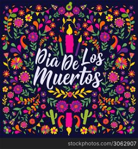 Cinco de Mayo-May 5th- typography banner vector.. Dias de los Muertos typography banner vector. In English Translate - Feast of death. Mexico design for fiesta cards or party invitation, poster. Lettering poster.
