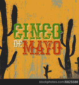 Cinco de Mayo vector illustration. 5 of May holiday vector. Cinco de Mayo holiday background.