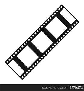 Cinema film icon. Simple illustration of cinema film vector icon for web design isolated on white background. Cinema film icon, simple style