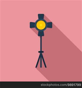 Cinema light icon. Flat illustration of cinema light vector icon for web design. Cinema light icon, flat style
