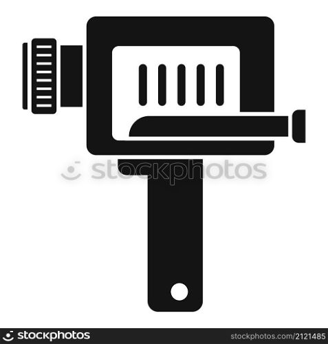 Cinema projector icon simple vector. Movie film. Camera video show. Cinema projector icon simple vector. Movie film