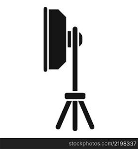 Cinema spotlight icon simple vector. Film video. Festival frame. Cinema spotlight icon simple vector. Film video