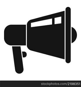 Cinematography megaphone icon simple vector. Film cinema. Movie camera. Cinematography megaphone icon simple vector. Film cinema