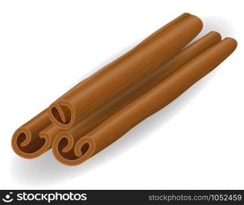 cinnamon stick vector illustration isolated on white background