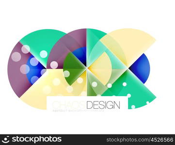 Circle abstract background. Vector circle abstract background template