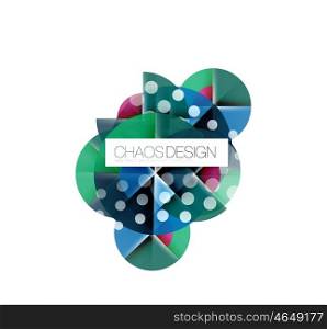 Circle abstract background. Vector circle abstract background template