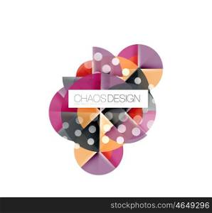 Circle abstract background. Vector circle abstract background template