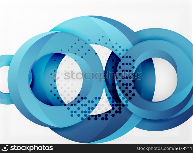 Circle background design. Circle vector background design with abstract swirls