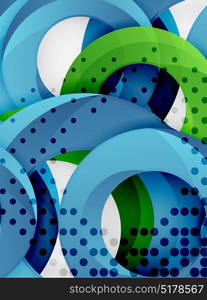 Circle background design. Circle vector background design with abstract swirls