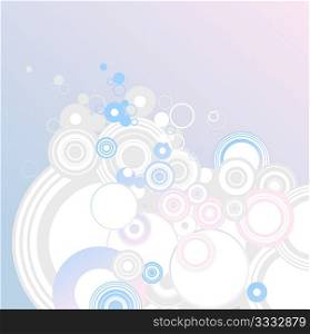 Circle background . Illustration of background useful for many applications. . Vector illustration.
