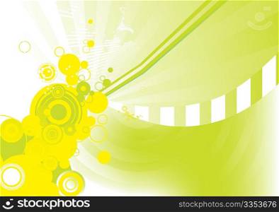 Circle background. Illustration of background useful for many applications. Vector illustration.