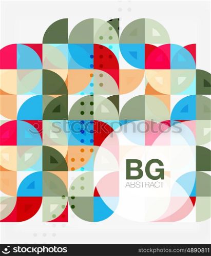 Circle banner. Vector template background for workflow layout, diagram, number options or web design