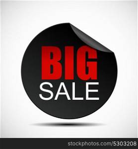 Circle Big Sale Label Vector Illustration EPS10. Circle Big Sale Label Vector Illustration
