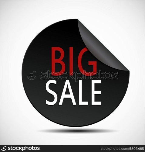 Circle Big Sale Label Vector Illustration EPS10. Circle Big Sale Label Vector Illustration