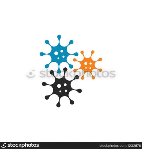 circle concepts, molecules vector illustration, laboratory symbol icon design