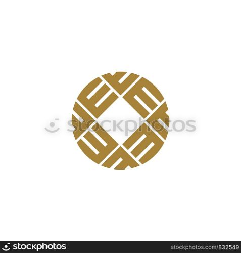 Circle Decorative Ornamental Logo Template Illustration Design. Vector EPS 10.