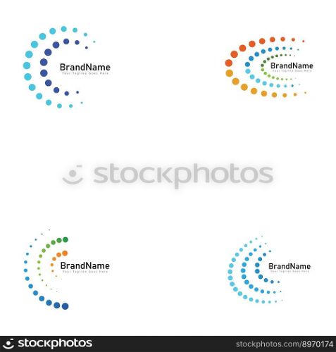  Circle Dots Creative Cool Logo Icon Design