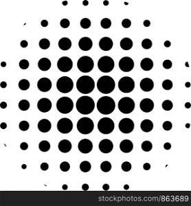 Circle effect halftone, dot pattern, pop art comic rays style