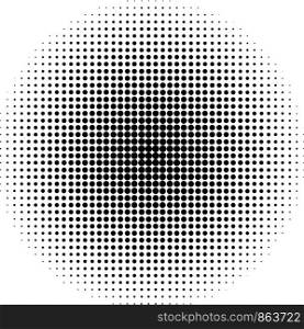 Circle effect halftone dot, pattern, pop art comic rays style