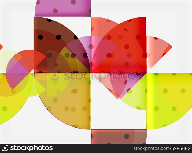 Circle elements on black background. Circle elements on black background, vector geometric template design