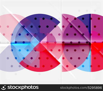 Circle elements on black background. Circle elements on black background, vector geometric template design