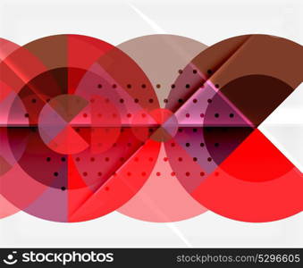 Circle elements on black background. Circle elements on black background, vector geometric template design