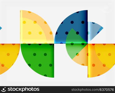 Circle elements on black background. Circle elements on black background, vector geometric template design