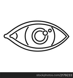 Circle eye icon outline vector. Male health. Look vision. Circle eye icon outline vector. Male health